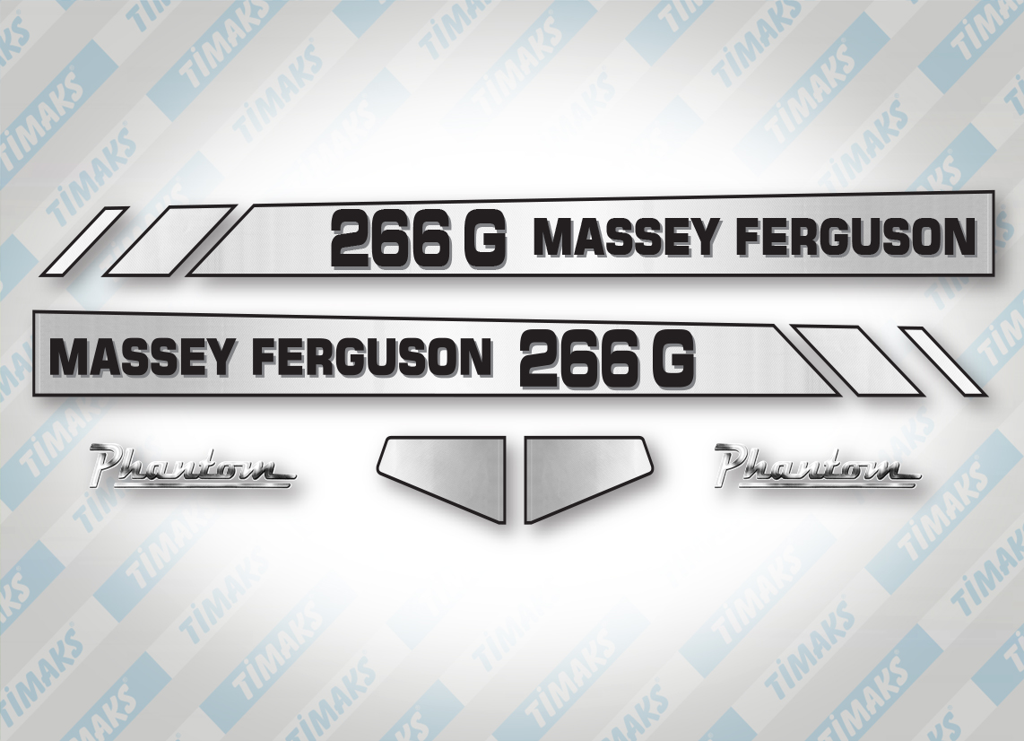 Massey Ferguson 266G Phantom Yan Yazı Seti