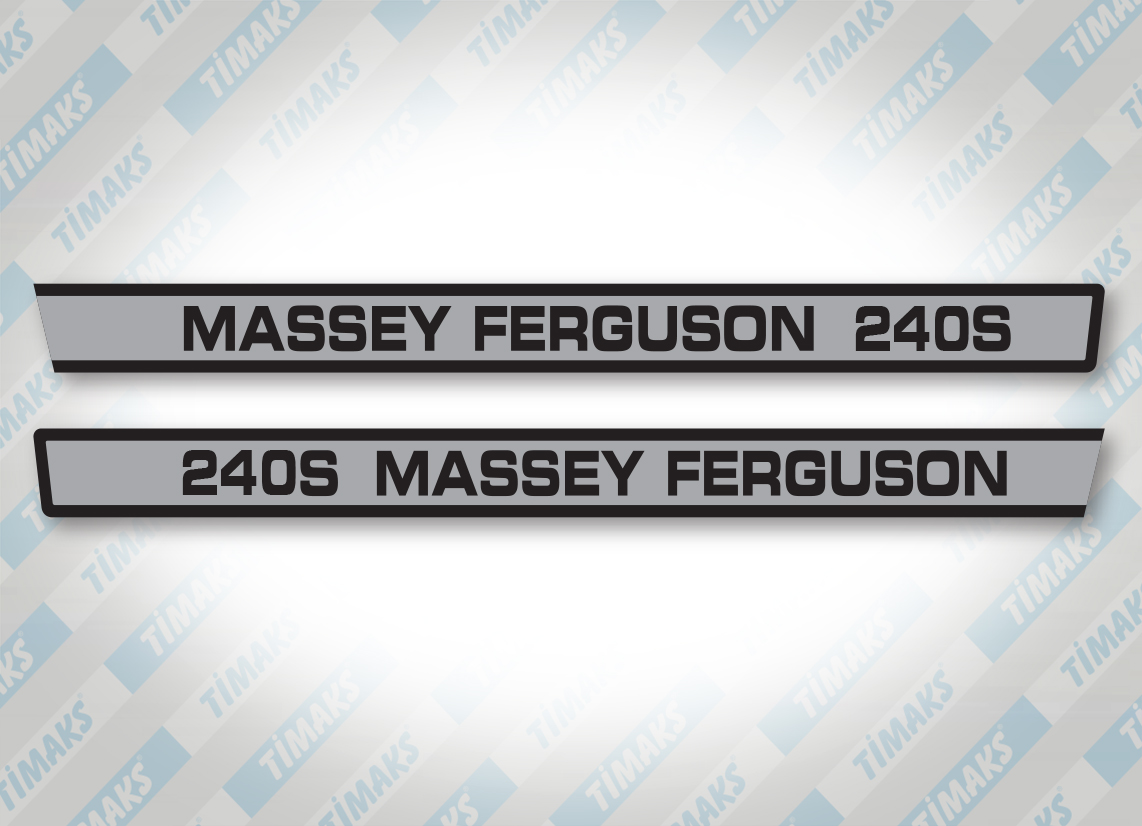 Massey Ferguson 240S Yan Yazı Seti