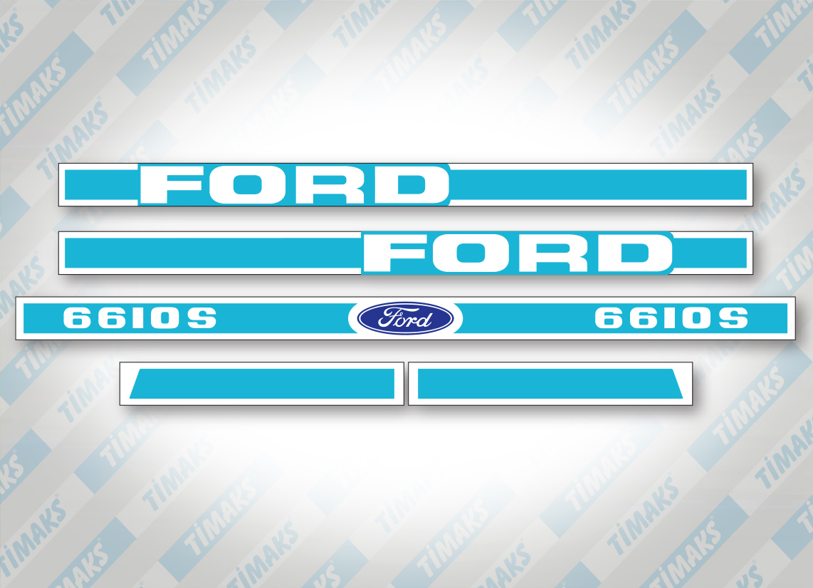 Ford 6610S Yan Yazı Seti